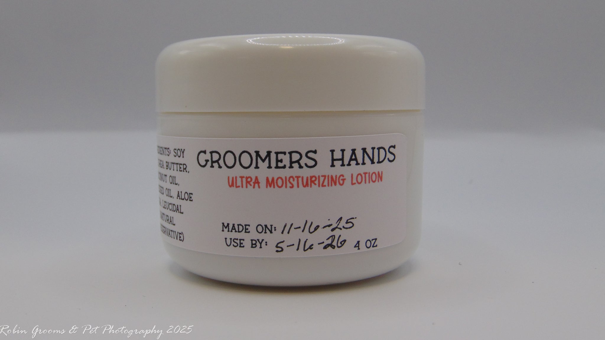 Groomers Hands Lotion
