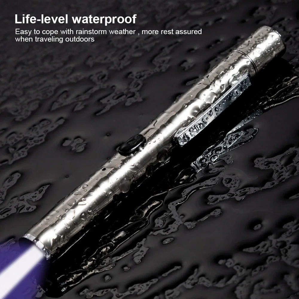 Skin Ultraviolet Light Cat Moss Tinea Light Pet Fungus Detection Wood's Lamp UV Flashlight 365 UV Black Mirror Waterproof