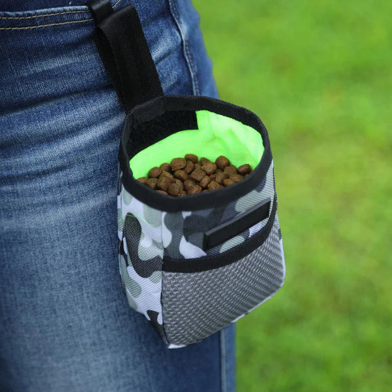 Portable Training Dogs Bag Pet Snack Waist Cat Treat Snack Bait Obedience Agility Outdoor Feed Storage Pocket For Pets Supplies