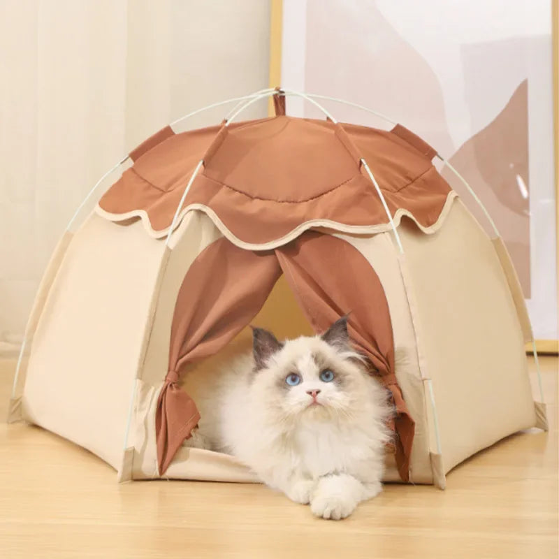 Four Seasons Universal Cat Litter Tent, Dog Bed, Spring and Summer Breathable Pet House Pet Items Cat House