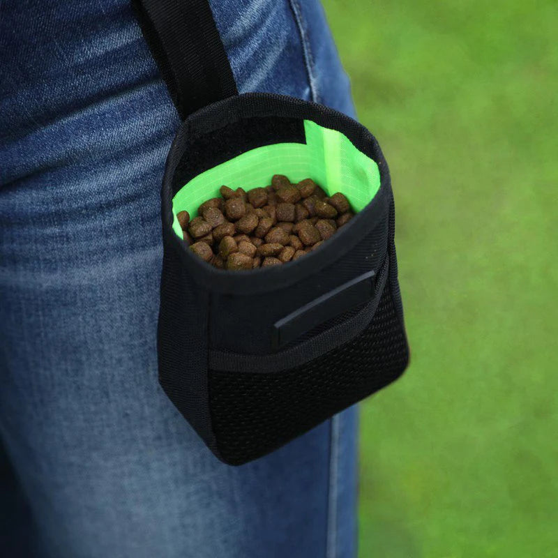 Portable Training Dogs Bag Pet Snack Waist Cat Treat Snack Bait Obedience Agility Outdoor Feed Storage Pocket For Pets Supplies
