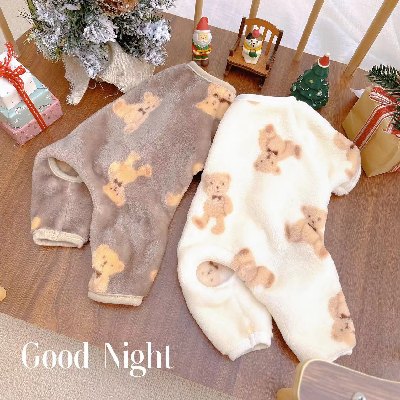 Pet clothing dog autumn and winter double-sided velvet warm four-legged household clothing small and medium-sized dog clothing
