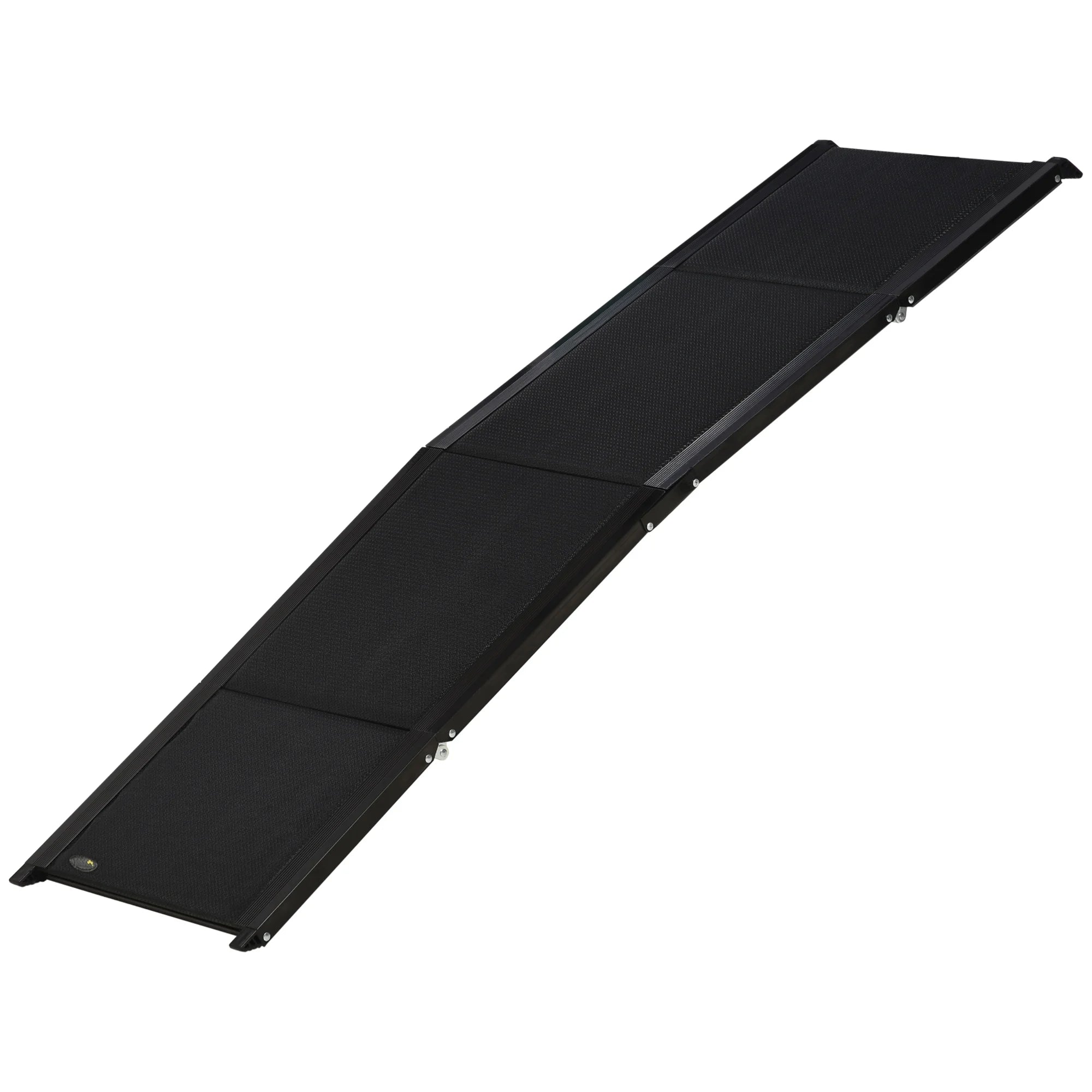 Pawhut Folding Aluminum Dog Ramp for Car 158X43.5X2.5 cm Black