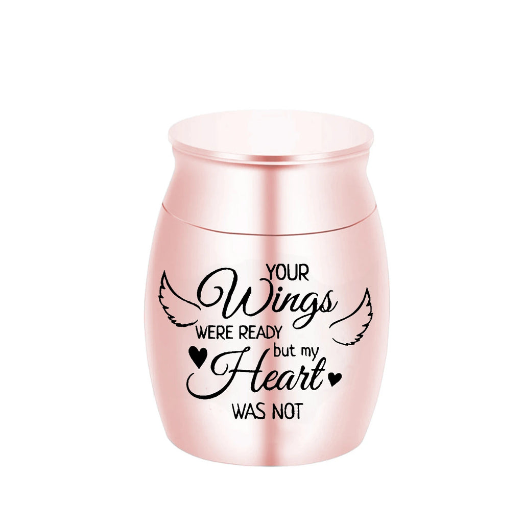 Small Urns for Human Ashes Keepsake Angel Wings Urns for Human Ashes Adult Decorative Keepsake Urns,Mini Cremation Urns Memorial