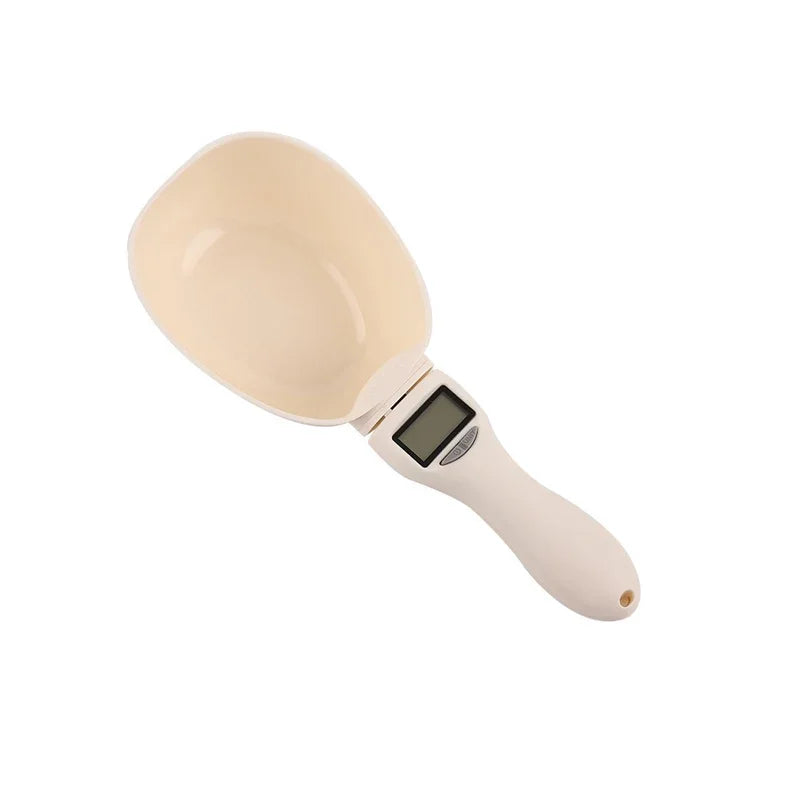 Pet Food Scale LCD Electronic Precision Weighing Tool Dog Cat Feeding Food Measuring Spoon Digital Display Kitchen Scale