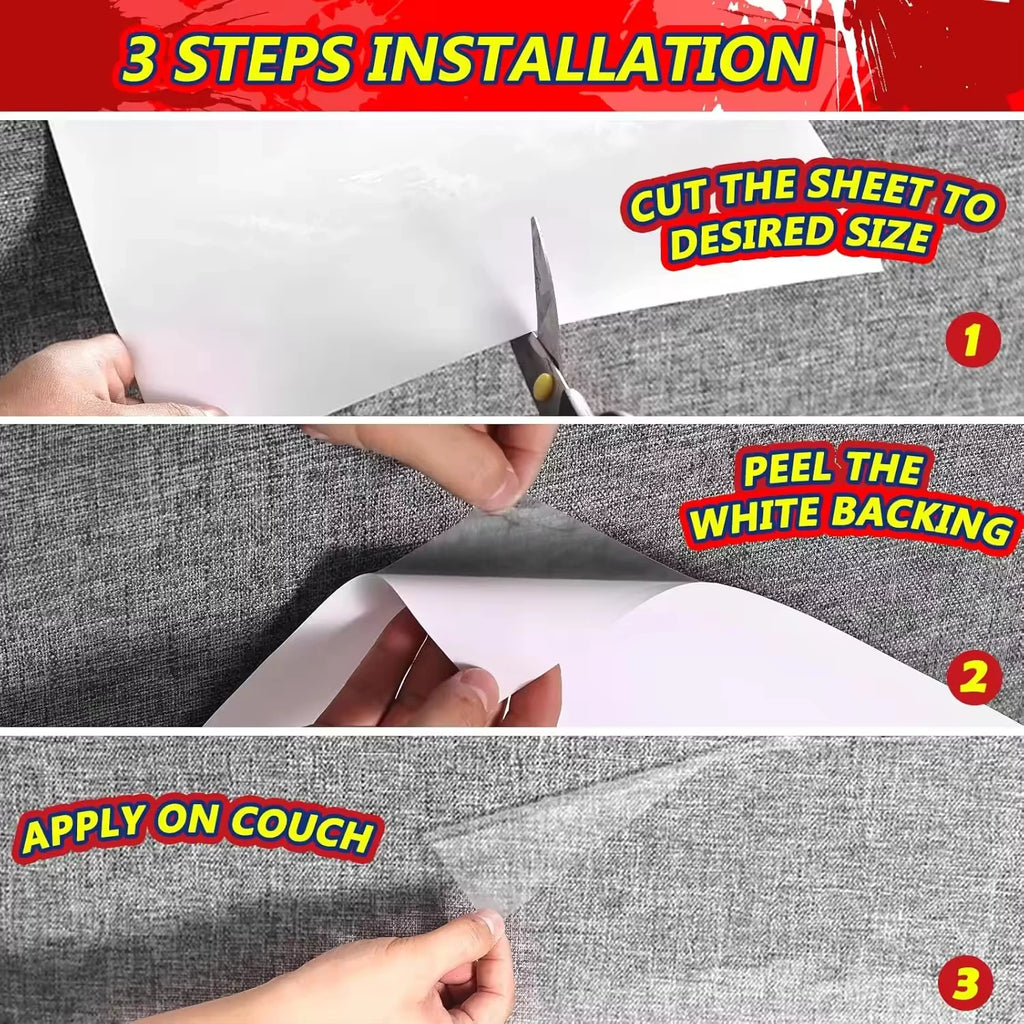 Cat Scratch Deterrent Tape Furniture Protectors From Cats Transparent Self-Adhesive Pet Training Tape for Sofa Furniture Sticker