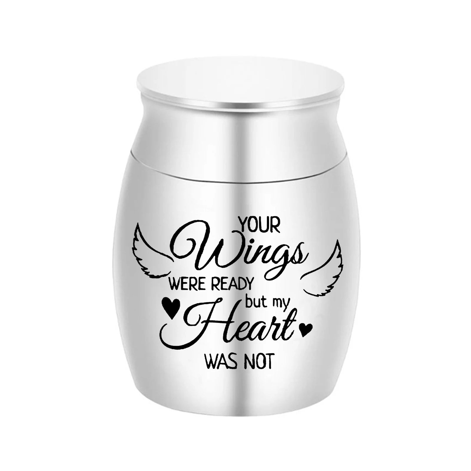 Small Urns for Human Ashes Keepsake Angel Wings Urns for Human Ashes Adult Decorative Keepsake Urns,Mini Cremation Urns Memorial