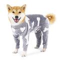 Dog Pajamas Four Legs Pet Fleece Jumpsuit Winter Warm Dog Jumpsuit Cute Pet Clothes Onesies for Medium Large Dogs Labrador Coat
